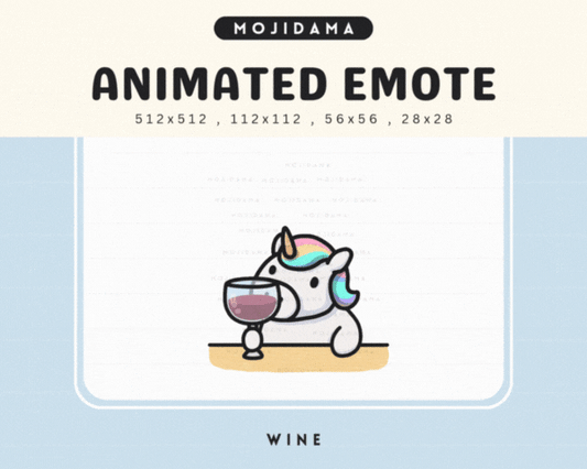 Unicorn Wine Emotes