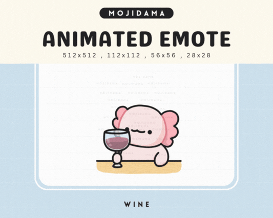 Axolotl Wine Emotes