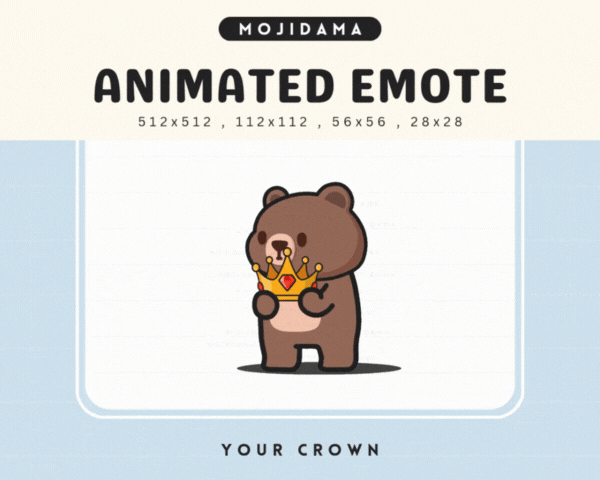 Bear Your Crown Emotes