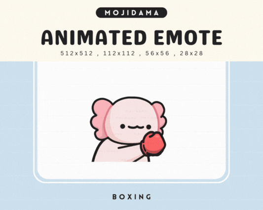 Axolotl Boxing Emotes