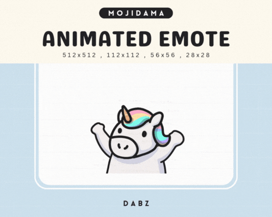 Unicorn Dabz Emotes