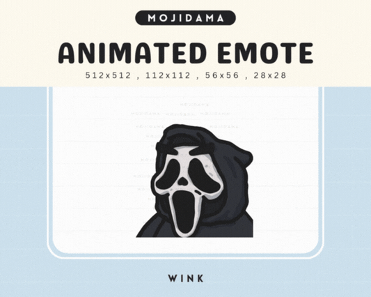 Cute Ghost Wink Emotes