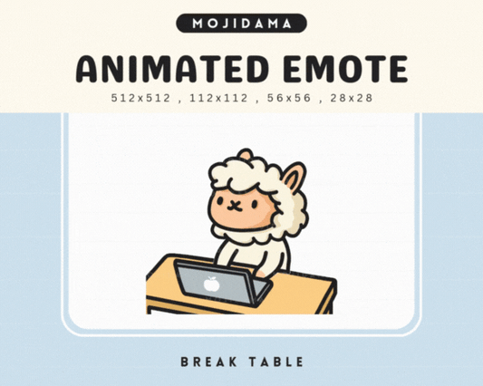Alpaca Break Table Emotes