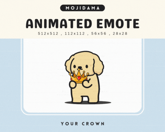 Golden Retriever Your Crown Emotes