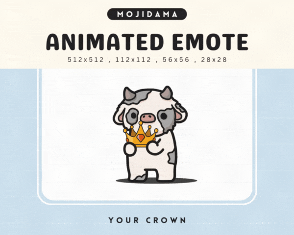 Cow Your Crown Emotes