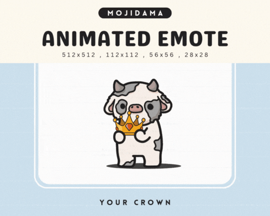 Cow Your Crown Emotes