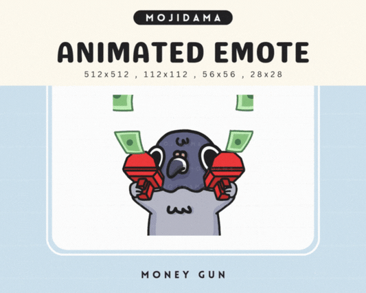 Pigeon Money Gun Emotes