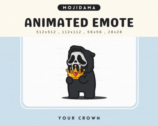 Cute Ghost Your Crown Emotes
