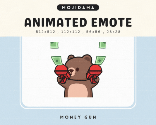 Bear Money Gun Emotes
