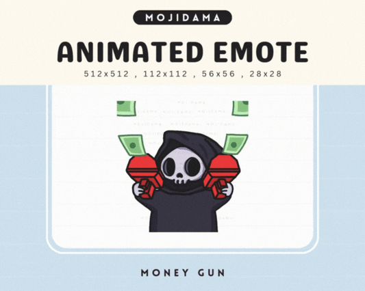 Skull Money Gun Emotes