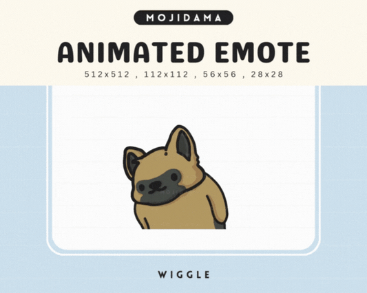 German Shepherd Wiggle Emotes