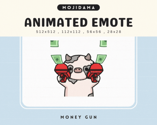 Cow Money Gun Emotes