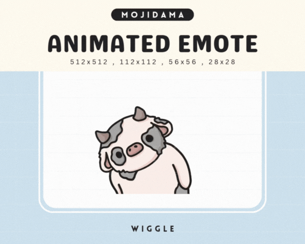 Cow Wiggle Emotes
