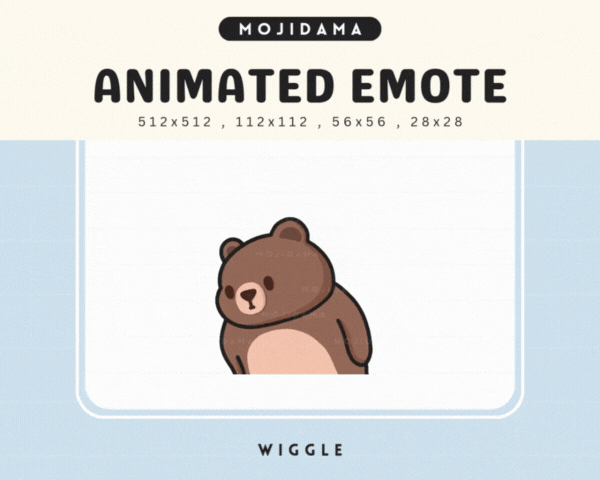 Bear Wiggle Emotes