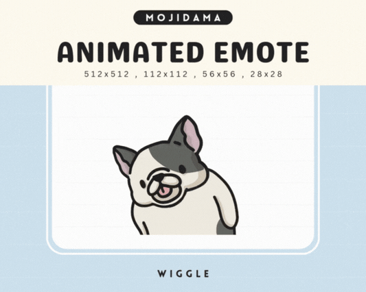 French Bulldog Wiggle Emotes