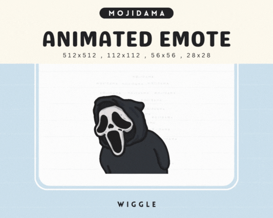 Cute Ghost Wiggle Emotes