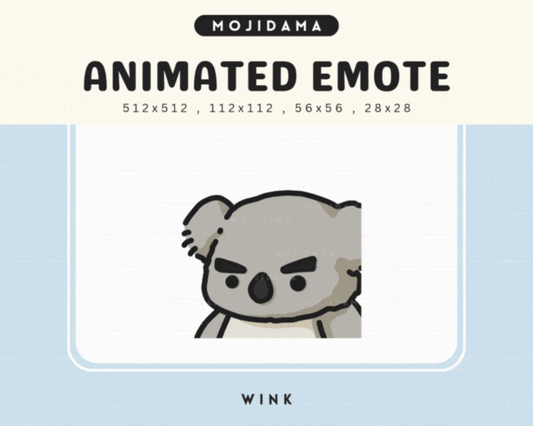 Koala Wink Emotes