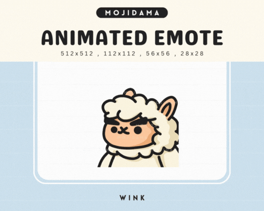 Alpaca Wink Emotes