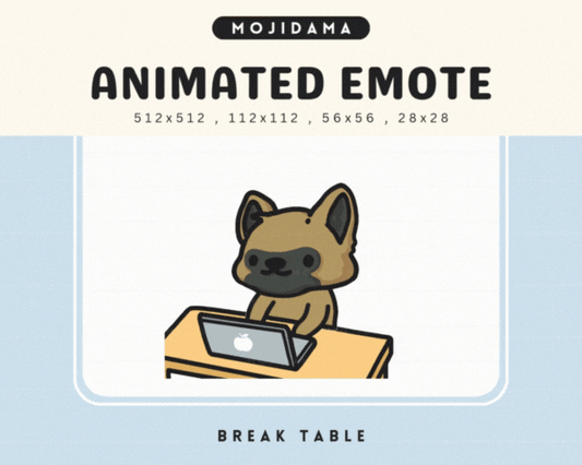 German Shepherd Break Table Emotes