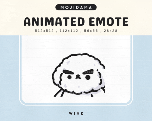Maltese Wink Emotes