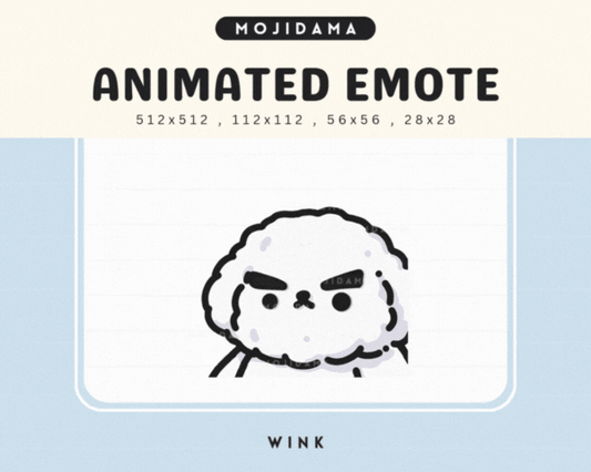 Maltese Wink Emotes
