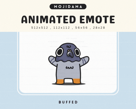Pigeon Buffed Emotes