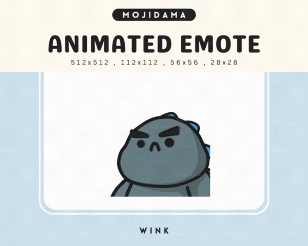 Godzilla Wink Emotes
