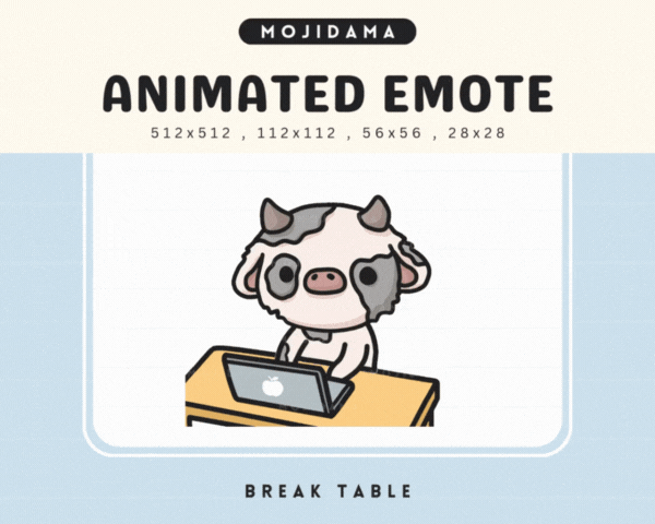 Cow Break Table Emotes