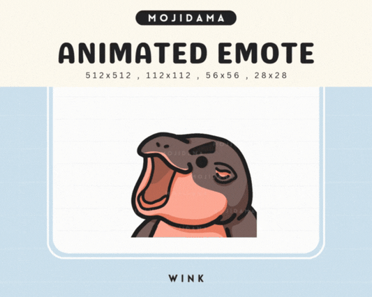 Hippo Wink Emotes