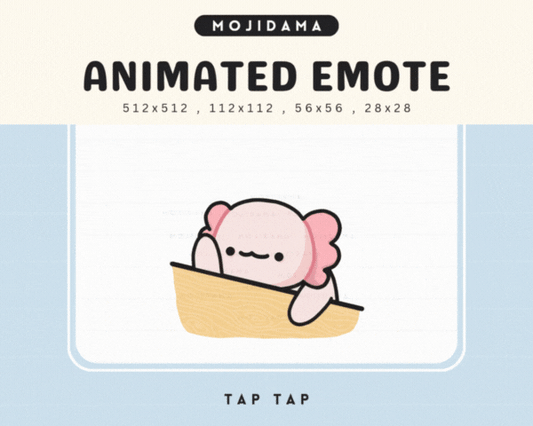 Axolotl Tap Tap Emotes
