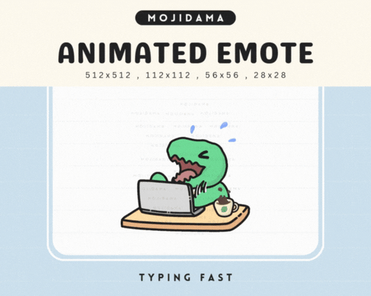 T-Rex Typing Fast Emotes