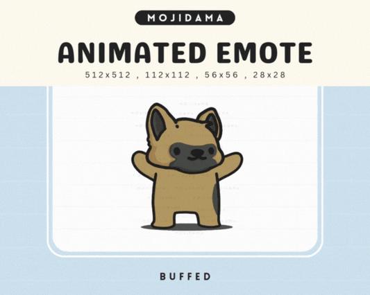 German Shepherd Buffed Emotes