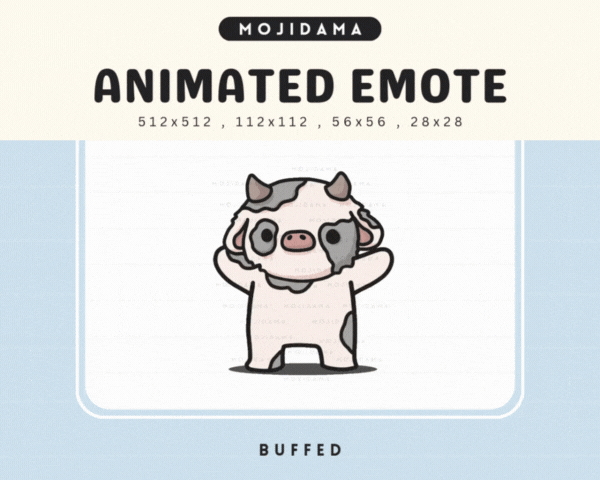 Cow Buffed Emotes