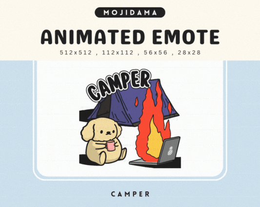 Golden Retriever Camper Emotes