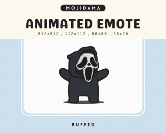 Cute Ghost Buffed Emotes