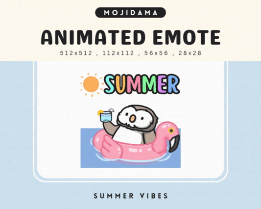 Owl Summer Vibes Emotes