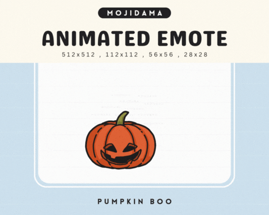 Skunks Pumpkin Boo Emotes