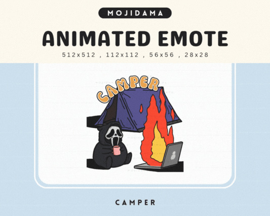 Cute Ghost Camper Emotes