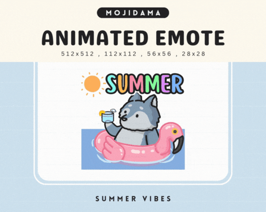 Wolf Summer Vibes Emotes