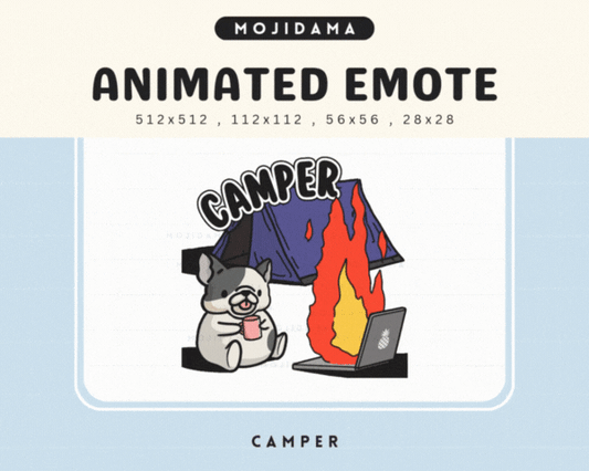 French Bulldog Camper Emotes