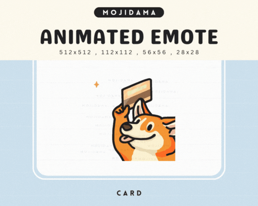 Corgi Card Emotes