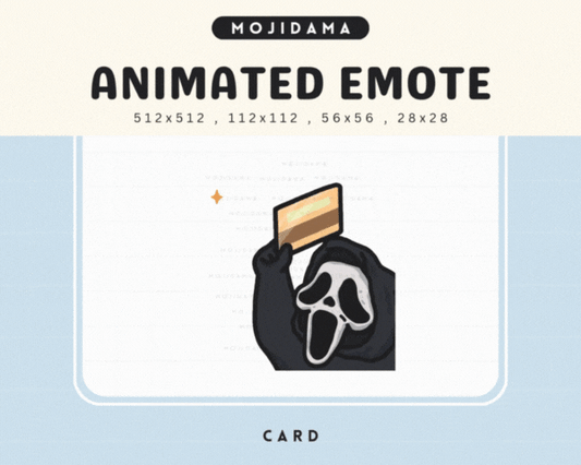 Cute Ghost Card Emotes