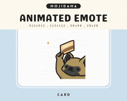 German Shepherd Card Emotes