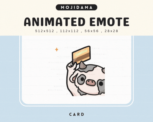 Cow Card Emotes