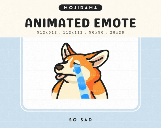 Corgi So Sad Emotes