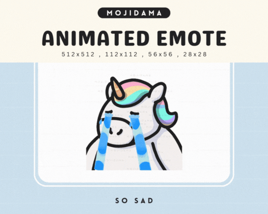Unicorn So Sad Emotes