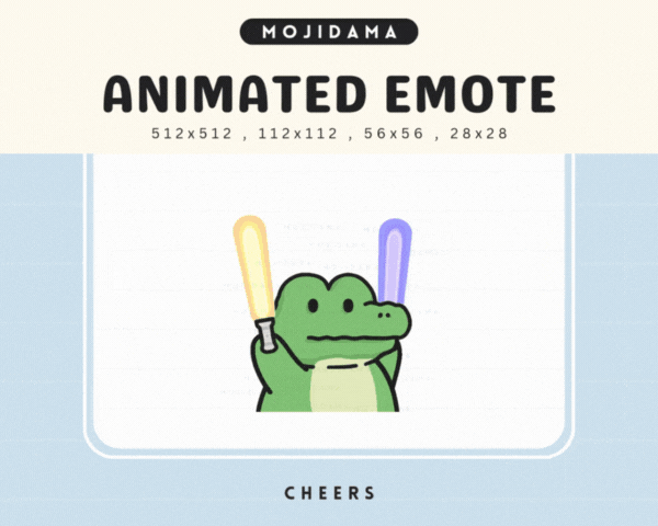 Croco Cheers Emotes