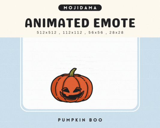 Pug Pumpkin Boo Emotes