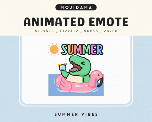 T-Rex Summer Vibes Emotes