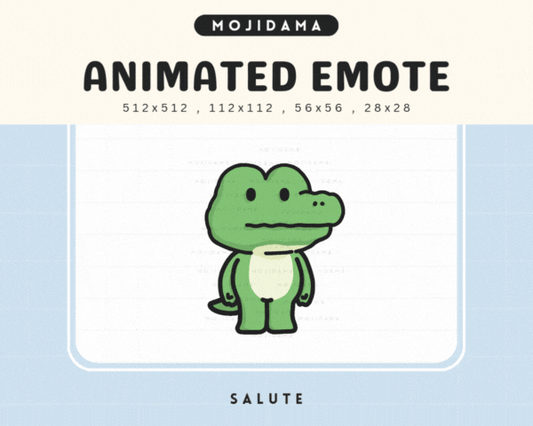 Croco Salute Emotes